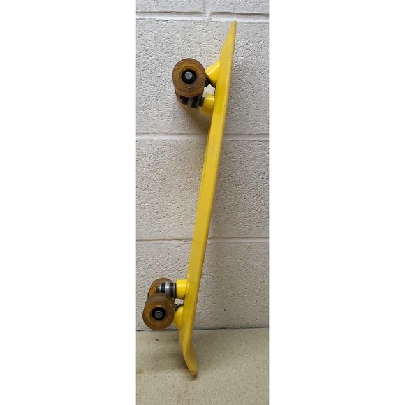 Vintage 1970s Yellow Penny Board Skateboard w/ Supergrip Wheels - Picture 3 of 7
